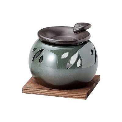 【楽天市場】ヤマキイカイ ヤマキイカイ:常滑焼 キャンドル式茶香炉 織部 F-2157 | 価格比較 - 商品価格ナビ